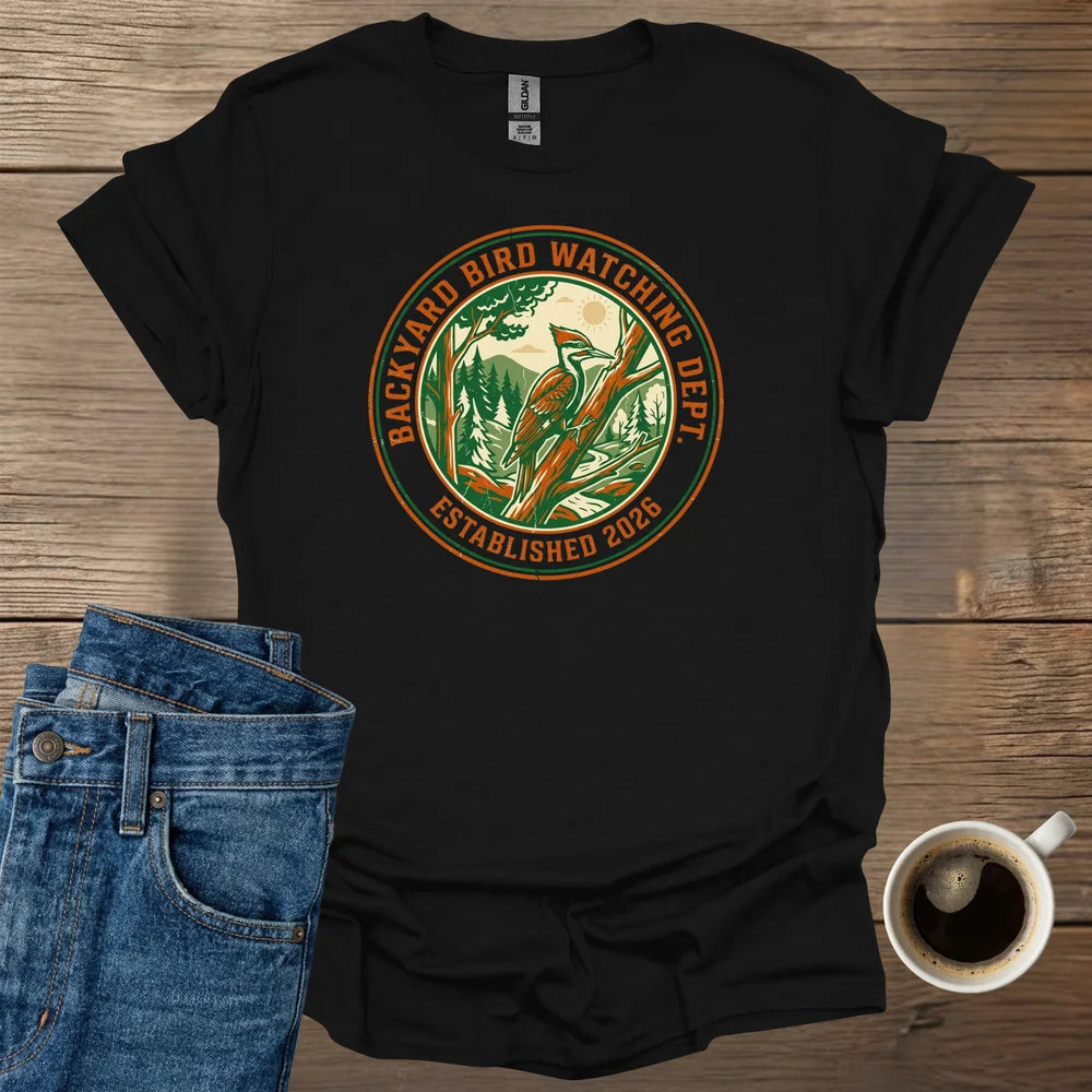 Backyard Bird Watching T-Shirt