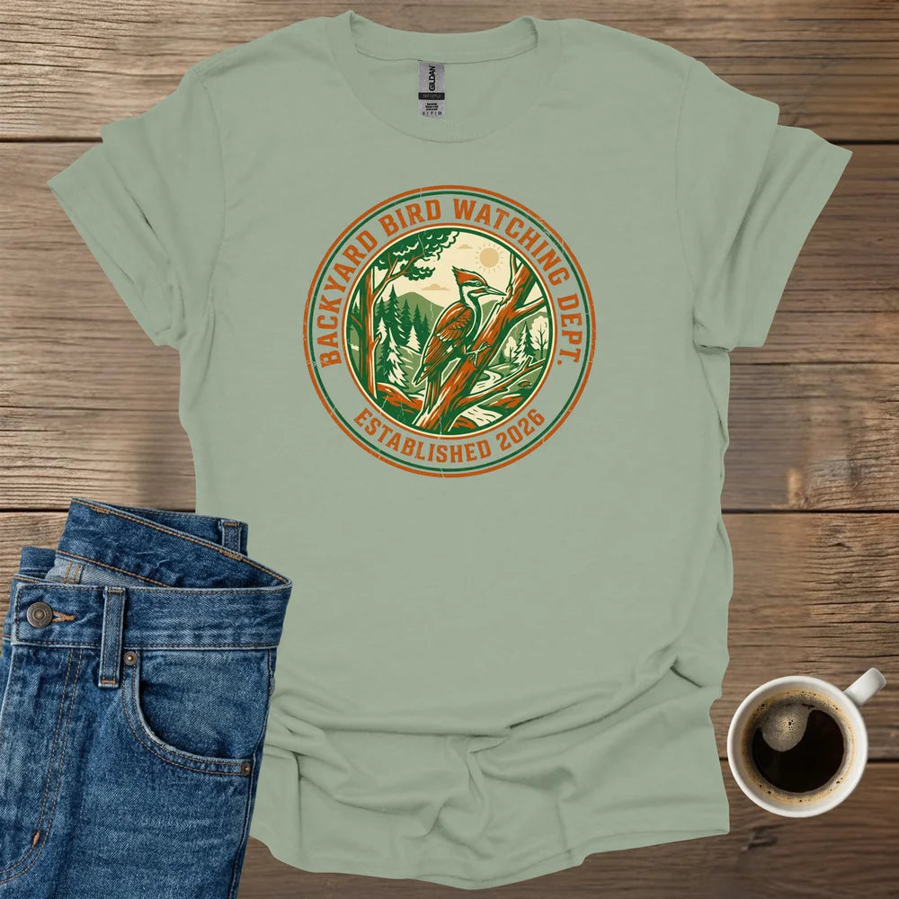 Backyard Bird Watching T-Shirt