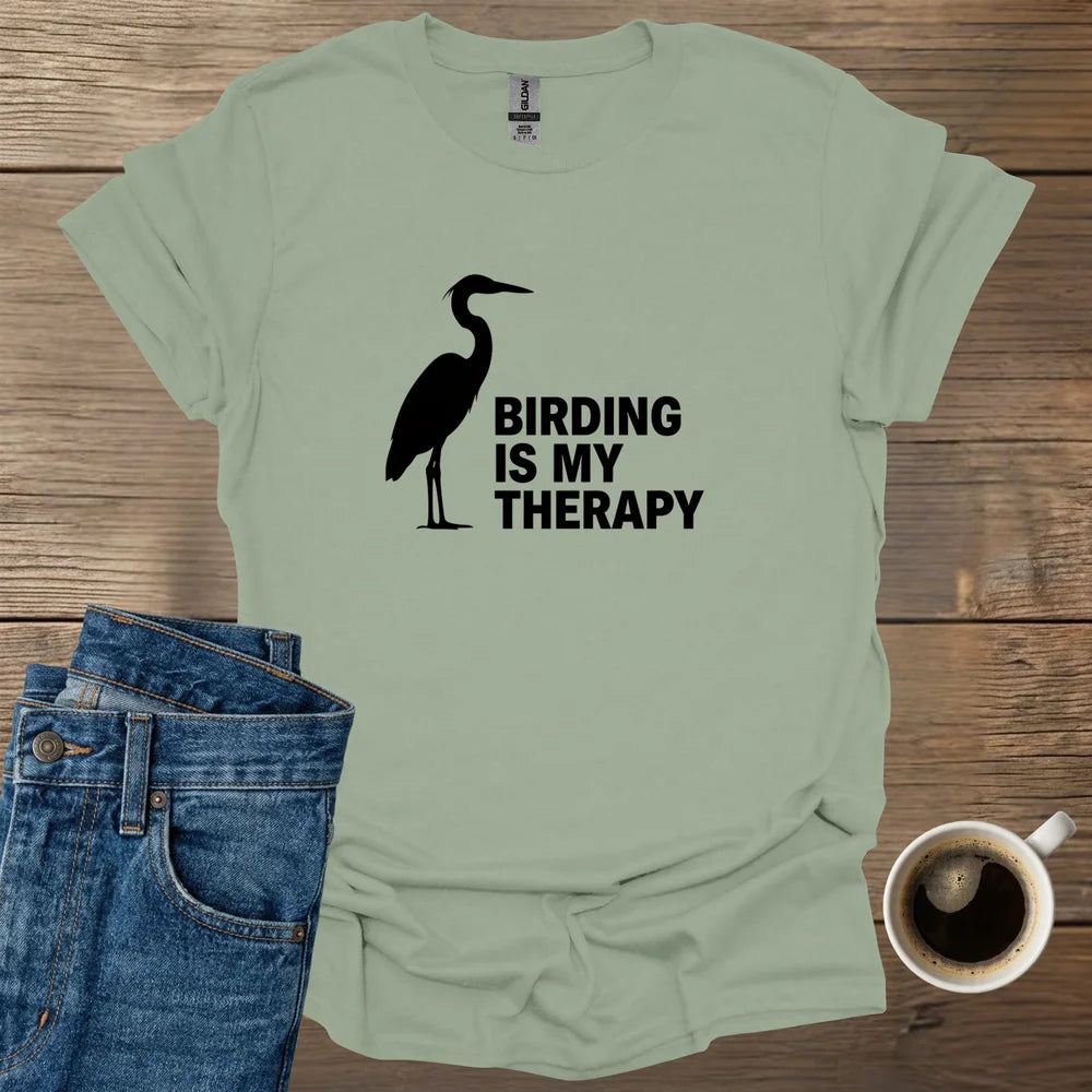 Birding Is My Therapy T-Shirt