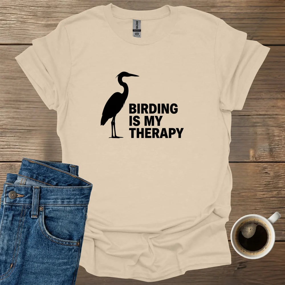 Birding Is My Therapy T-Shirt