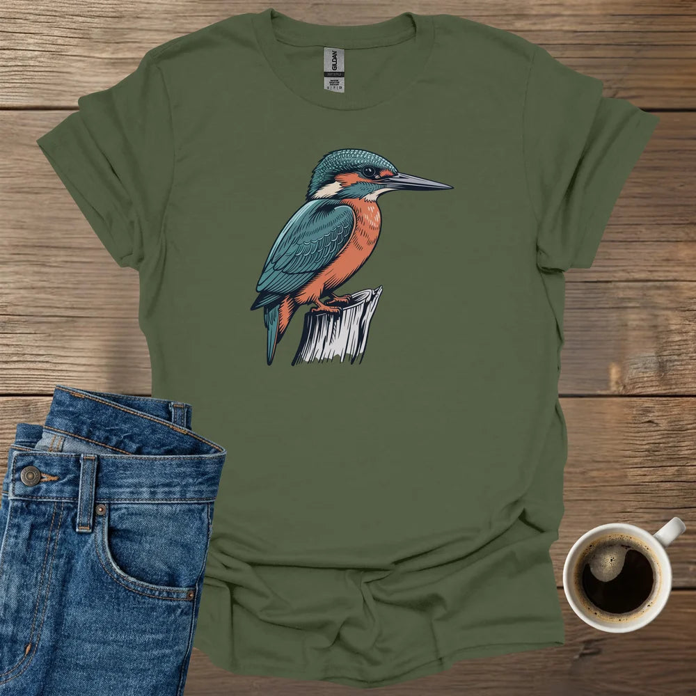 Kingfisher Bird T-Shirt