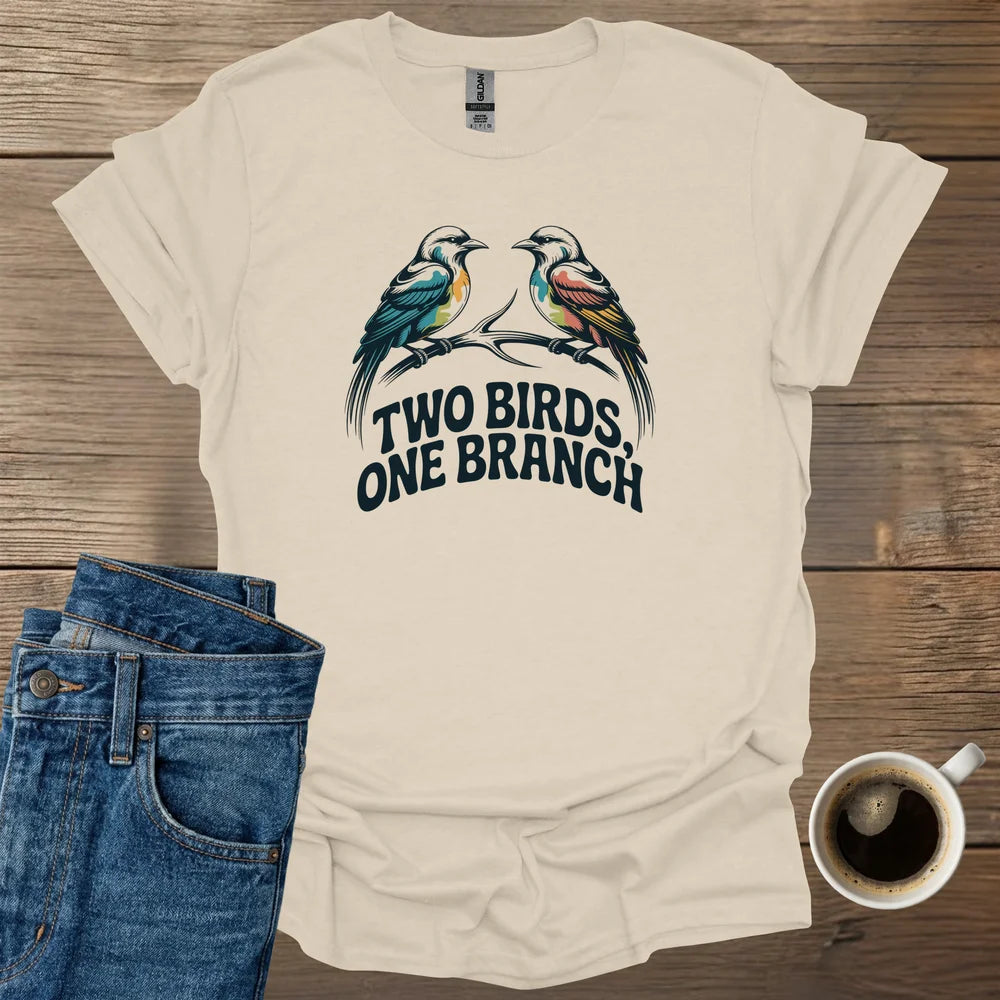 Two Birds One Branch T-Shirt