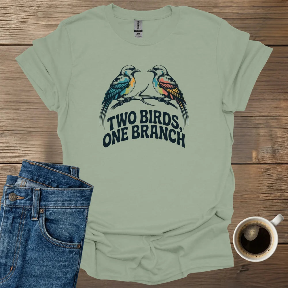Two Birds One Branch T-Shirt