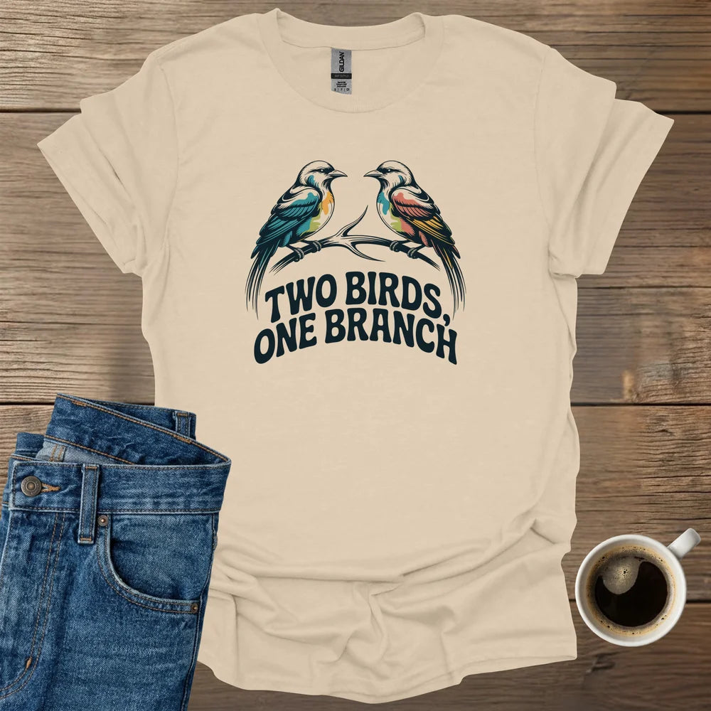 Two Birds One Branch T-Shirt