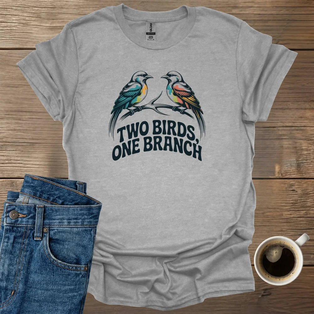 Two Birds One Branch T-Shirt