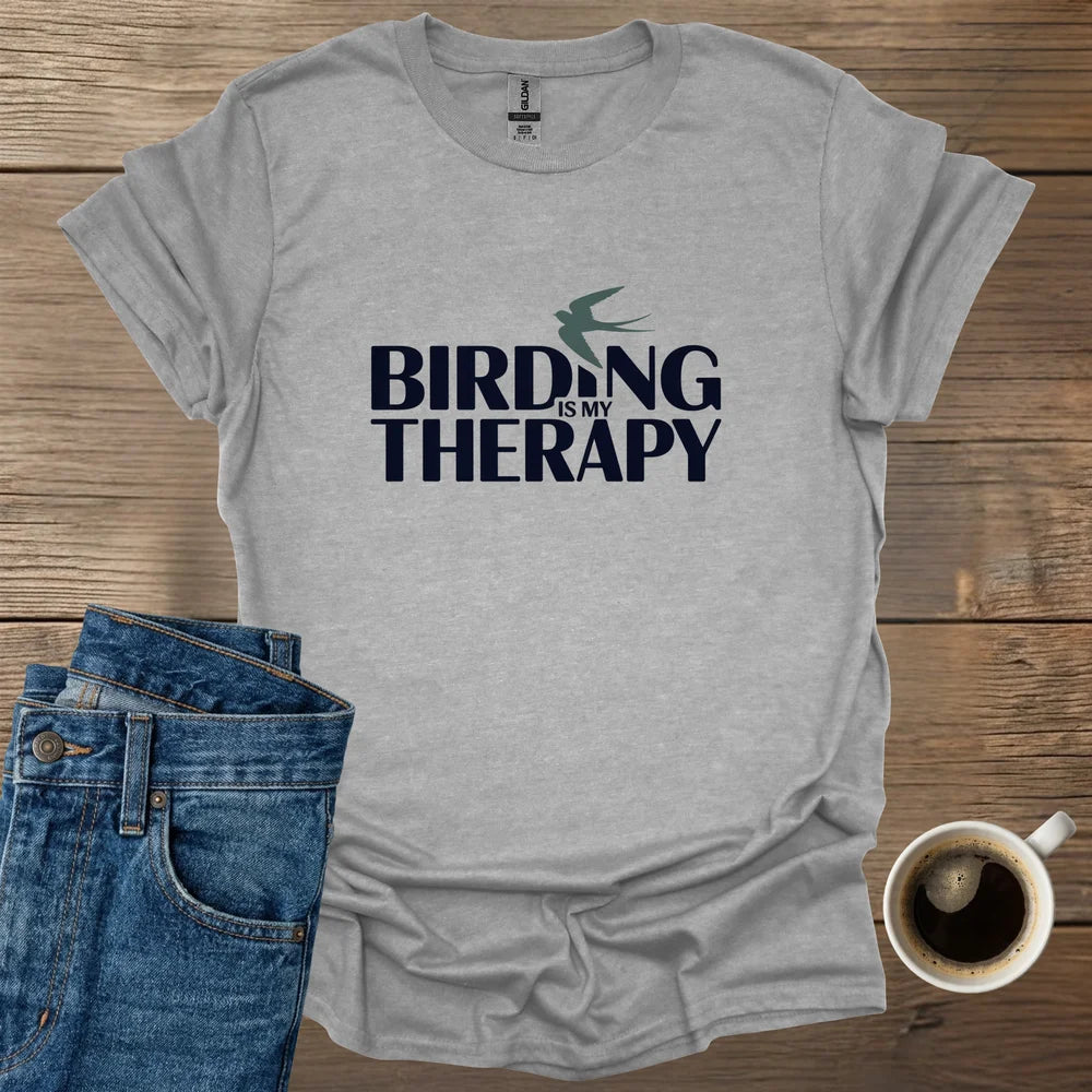 Birding Is My Therapy v2 T-Shirt
