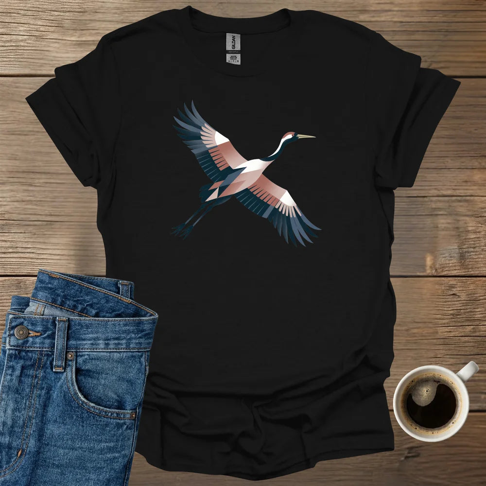 Geometric Crane T-Shirt