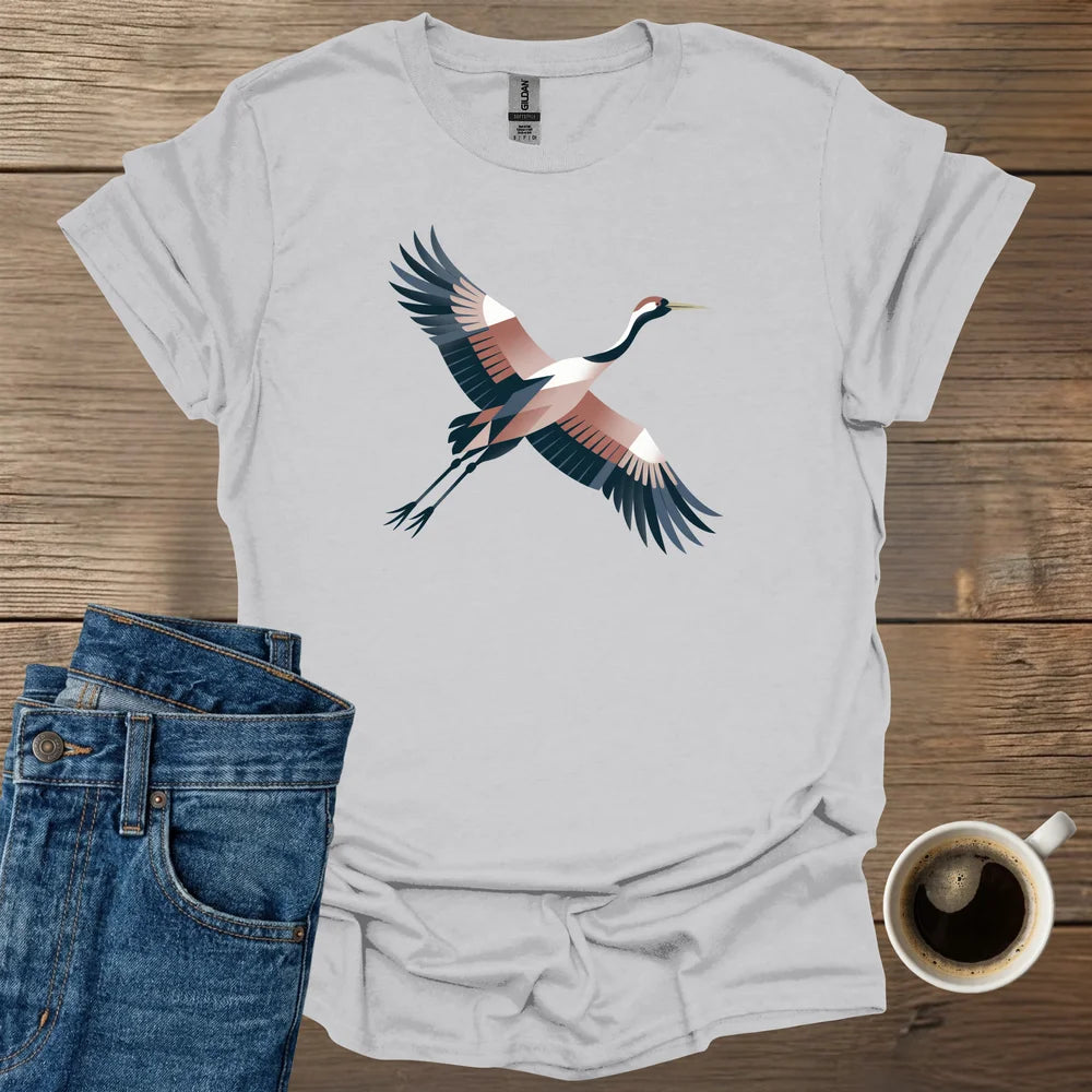 Geometric Crane T-Shirt