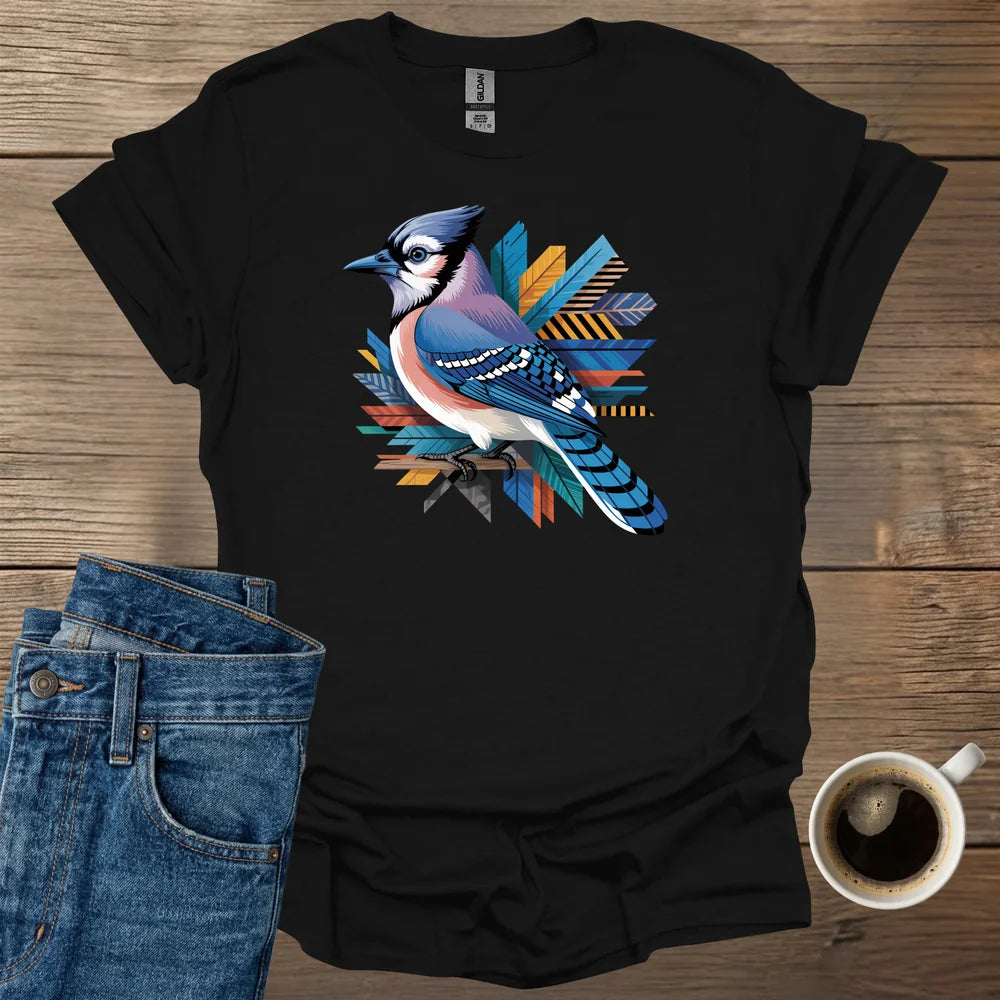 Colorfull Blue Jay T-Shirt