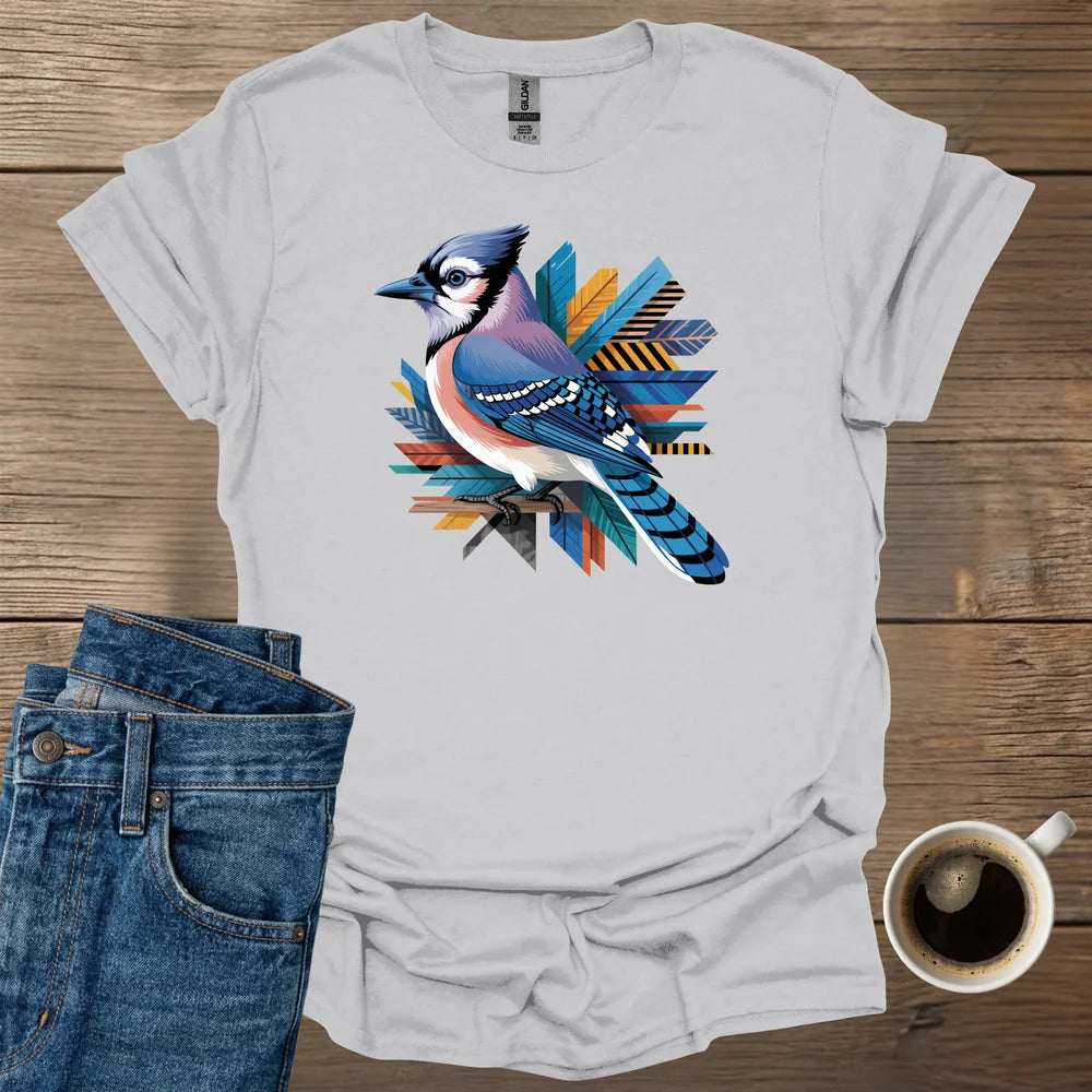 Colorfull Blue Jay T-Shirt