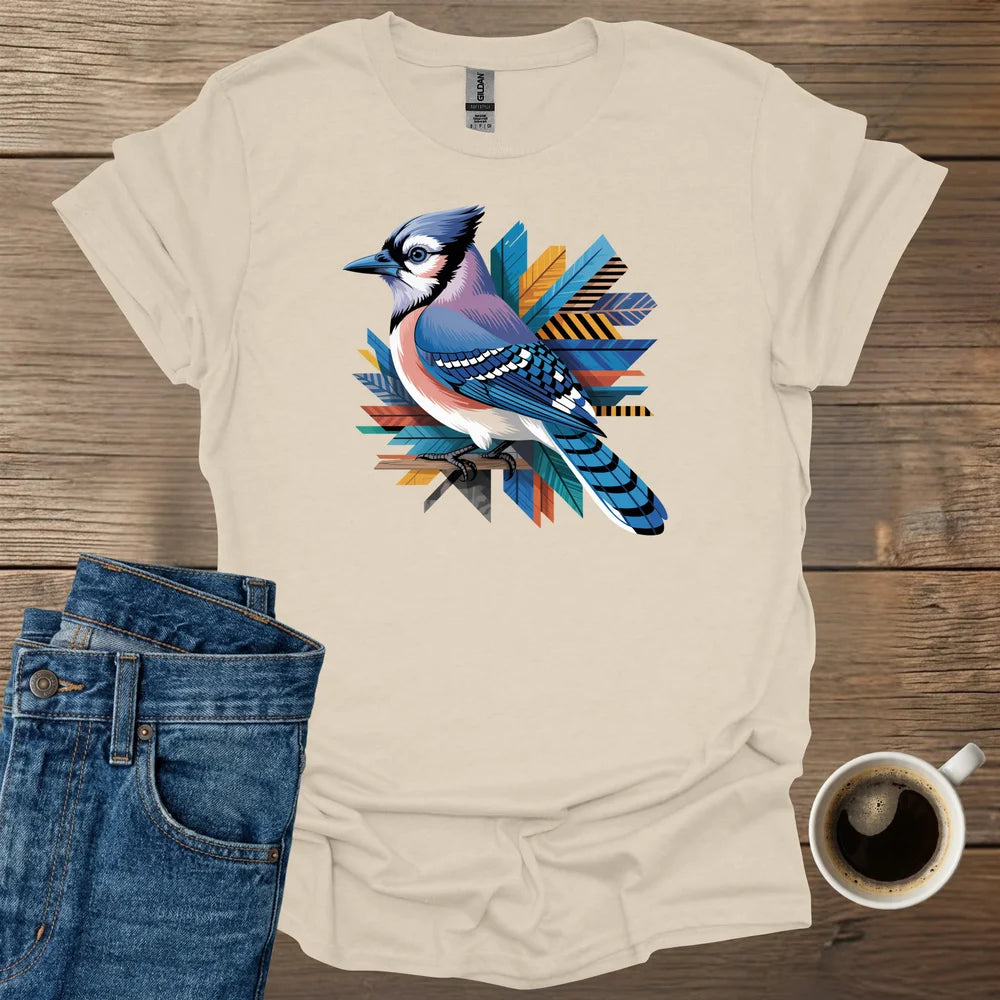 Colorfull Blue Jay T-Shirt