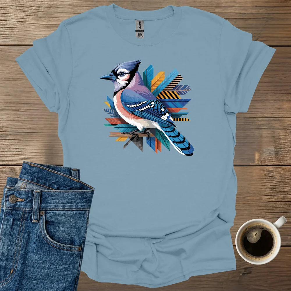 Colorfull Blue Jay T-Shirt