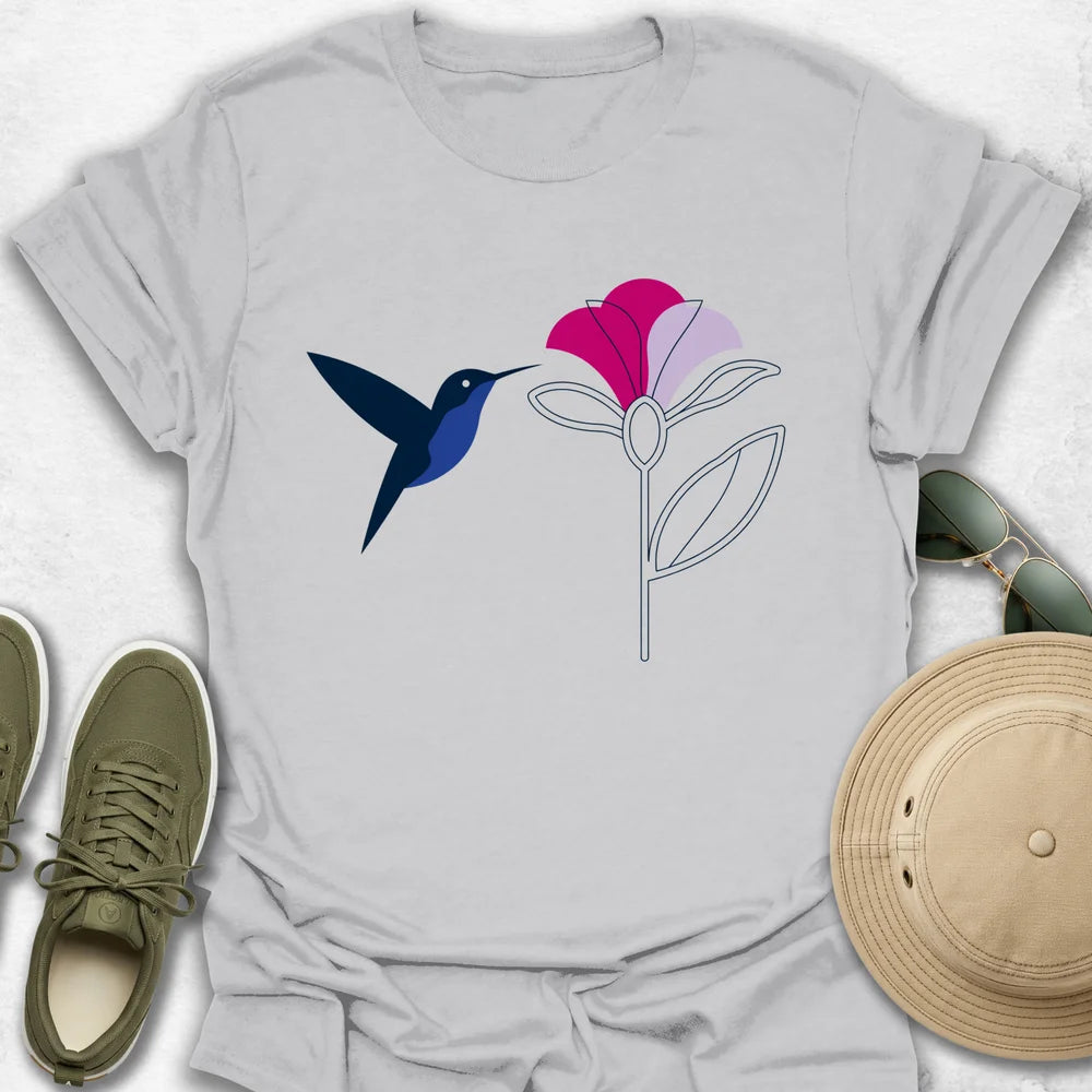 Hummingbird With A Coffee Blossom T-Shirt