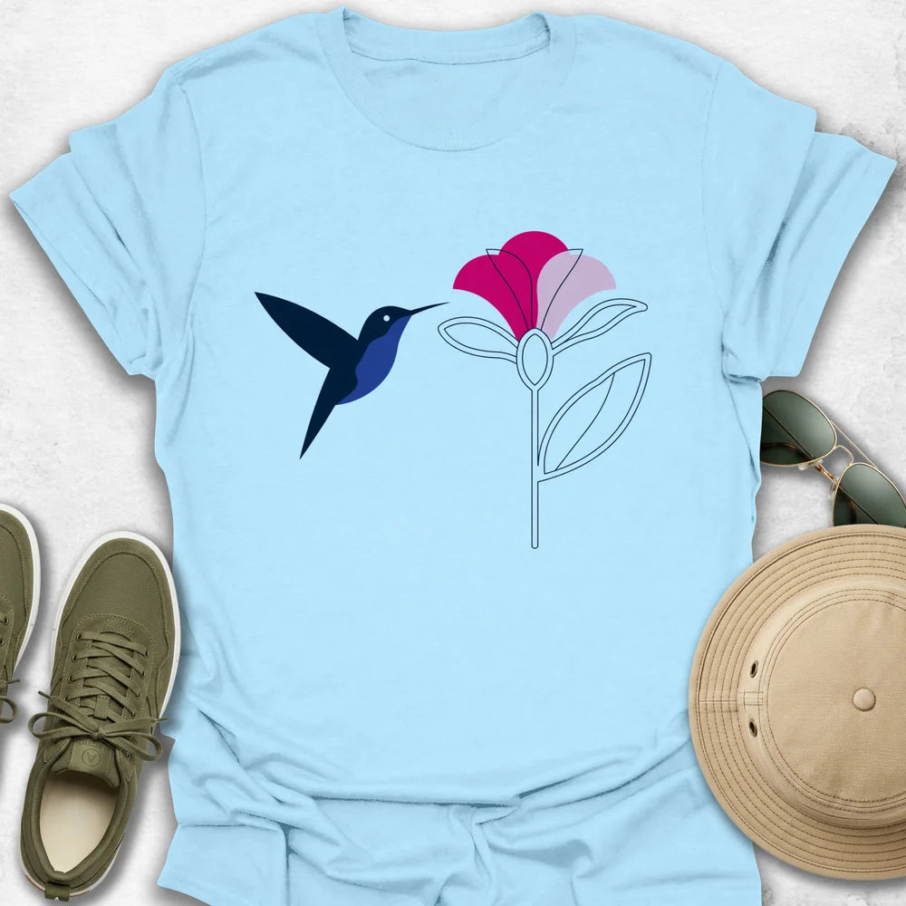 Hummingbird With A Coffee Blossom T-Shirt