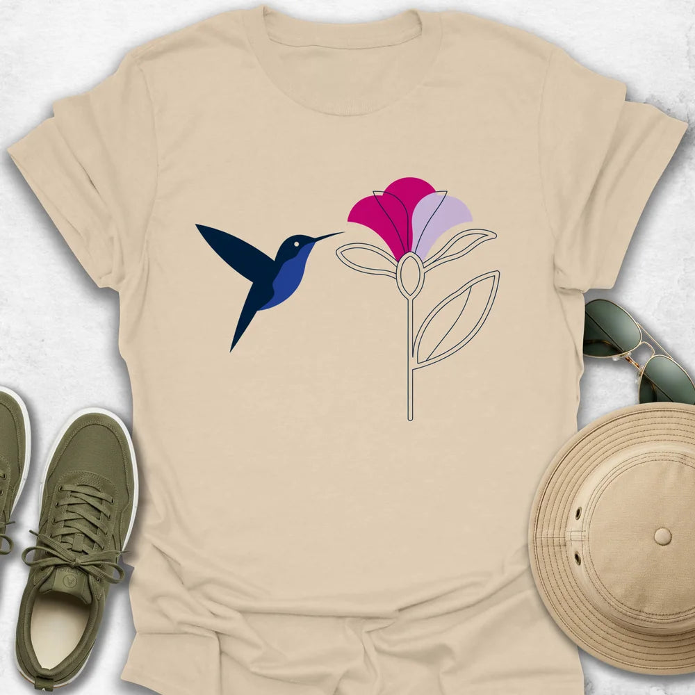 Hummingbird With A Coffee Blossom T-Shirt