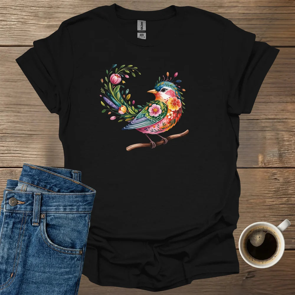 Flower Bird T-Shirt