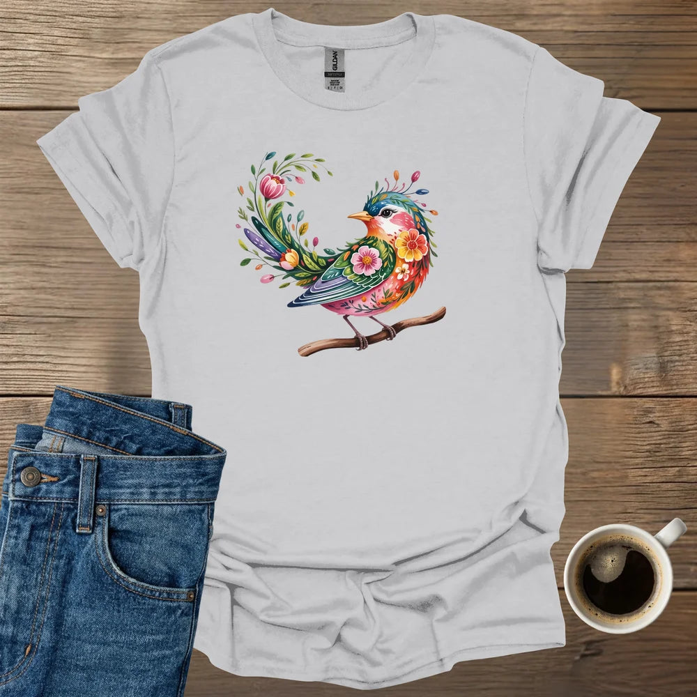 Flower Bird T-Shirt