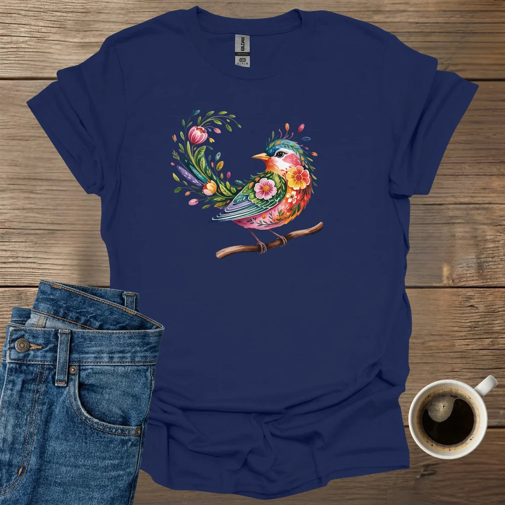 Flower Bird T-Shirt