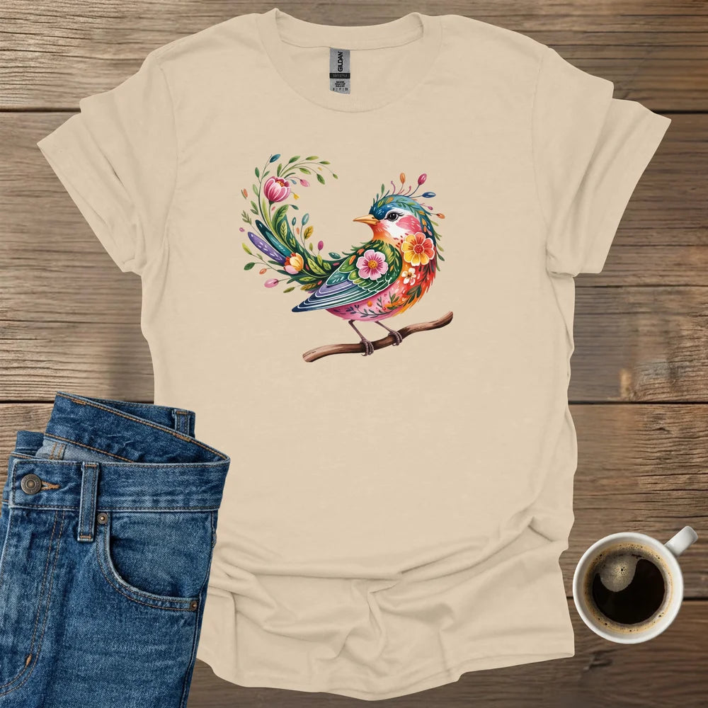 Flower Bird T-Shirt
