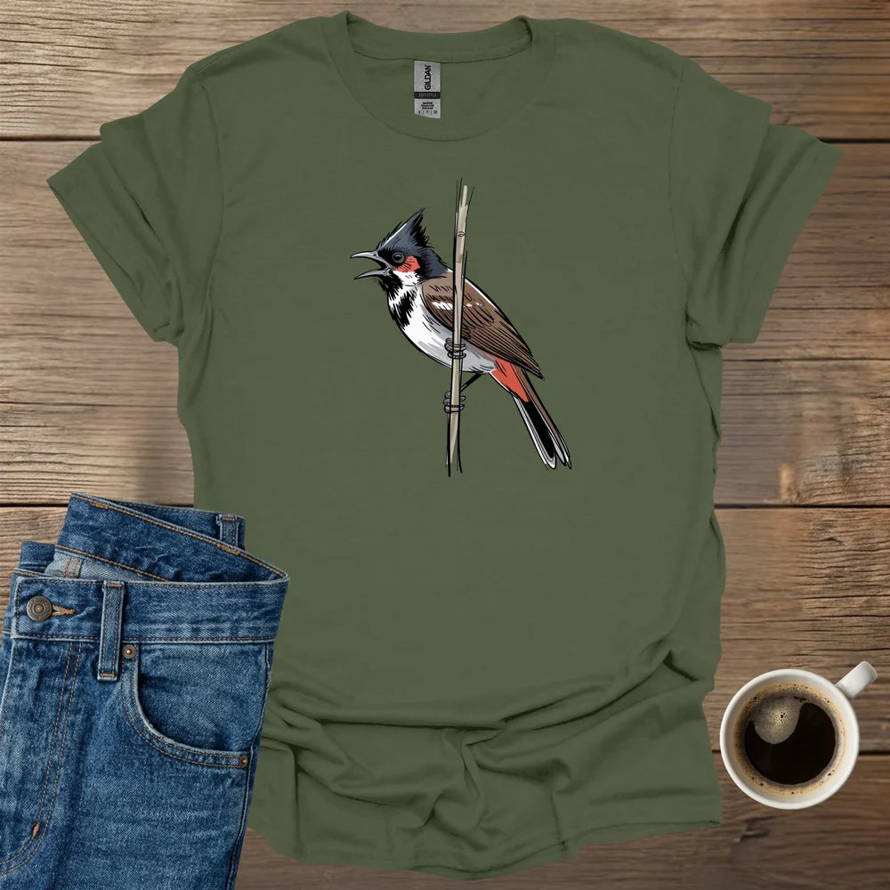 Red-Vented Bulbul Bird T-Shirt