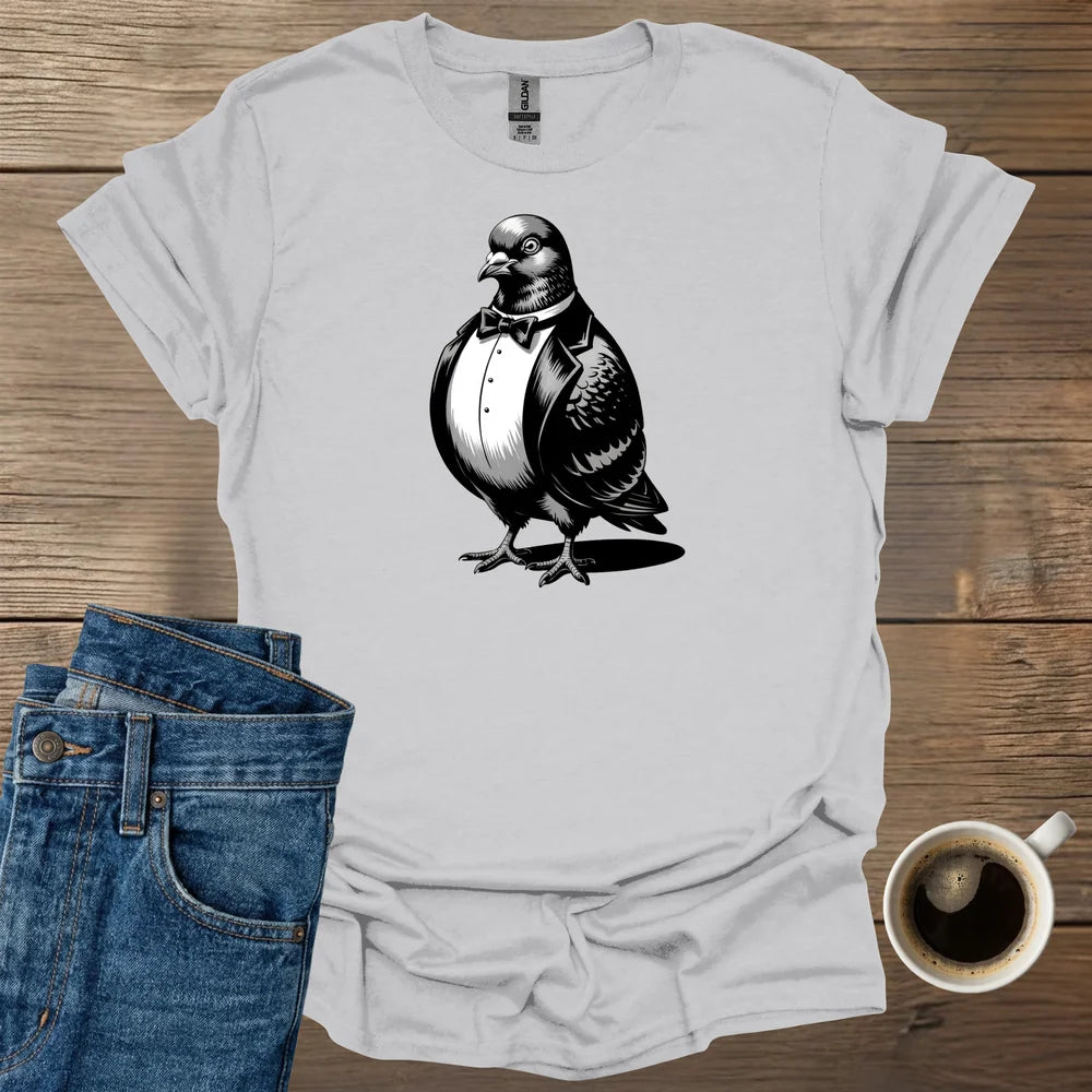 Pigeon In A Tiny Tuxedo Jacket T-Shirt
