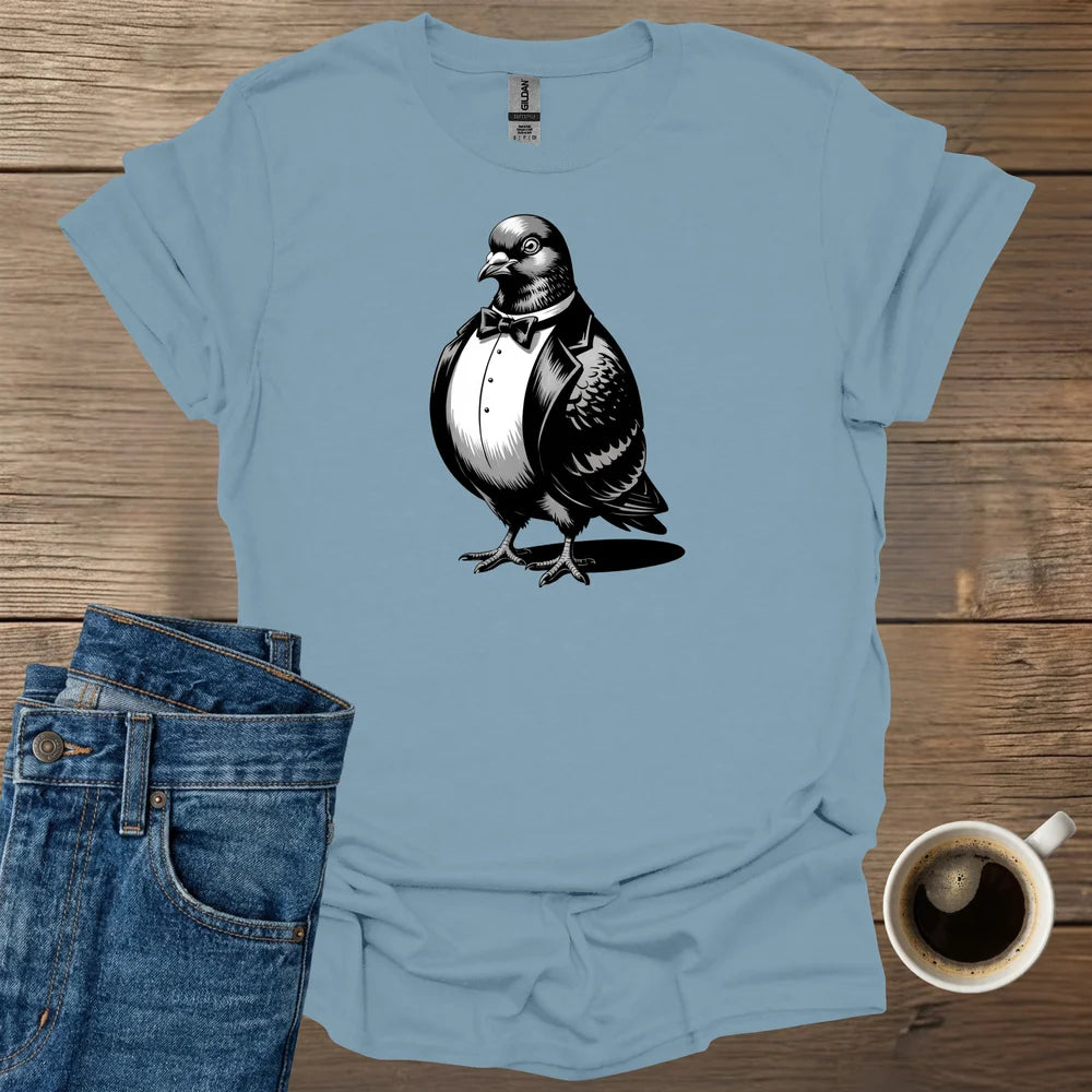 Pigeon In A Tiny Tuxedo Jacket T-Shirt