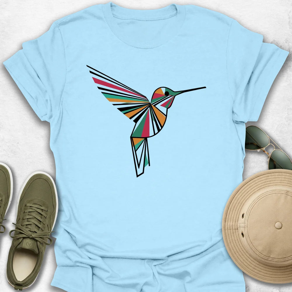 Polygon Hummingbird T-Shirt