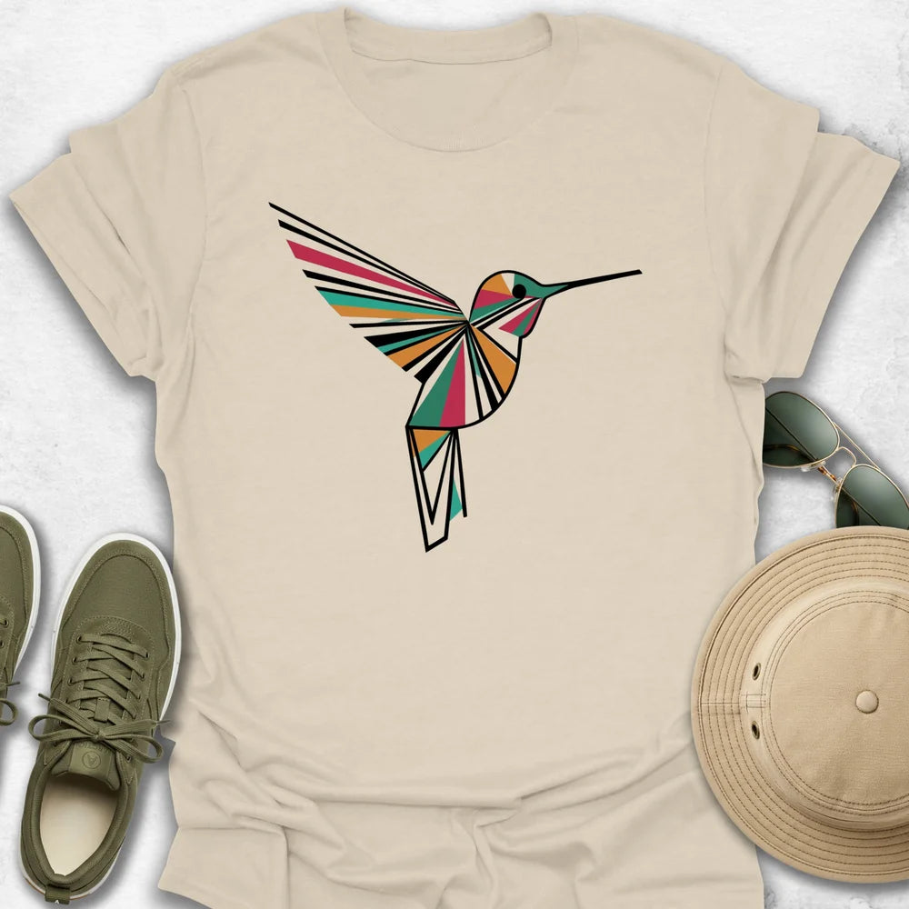 Polygon Hummingbird T-Shirt
