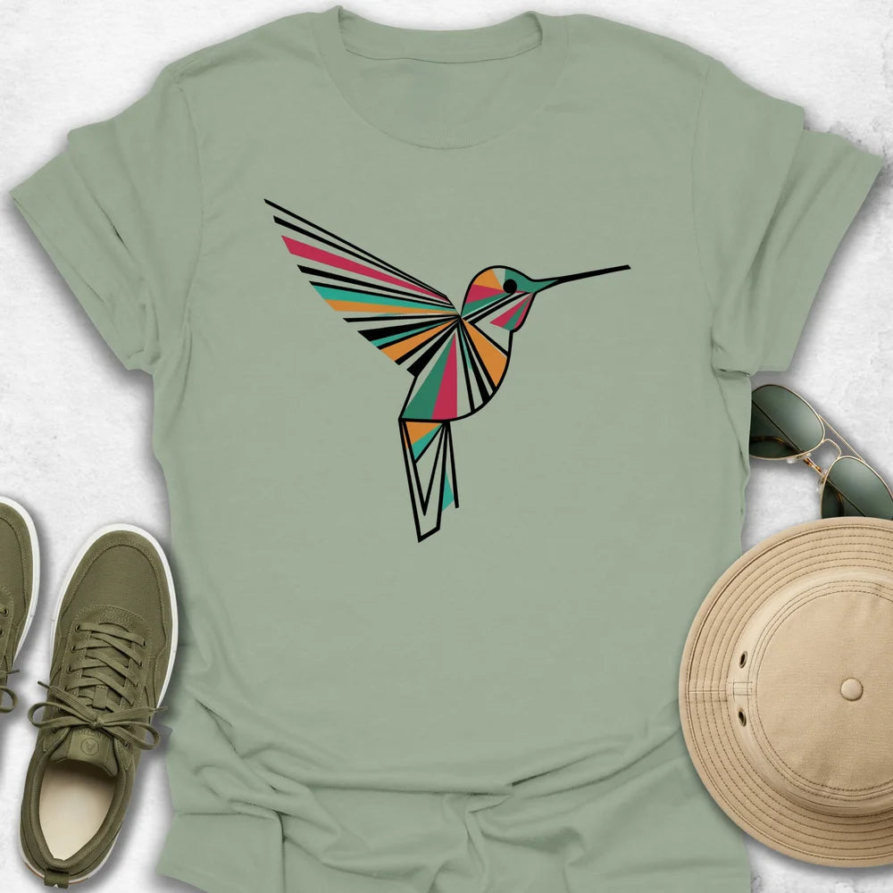Polygon Hummingbird T-Shirt