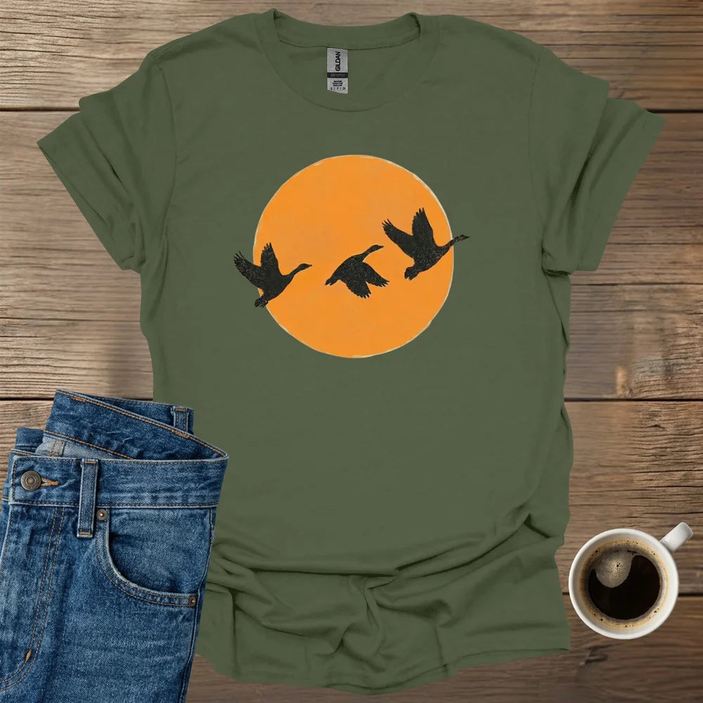 Ducks Migration T-Shirt