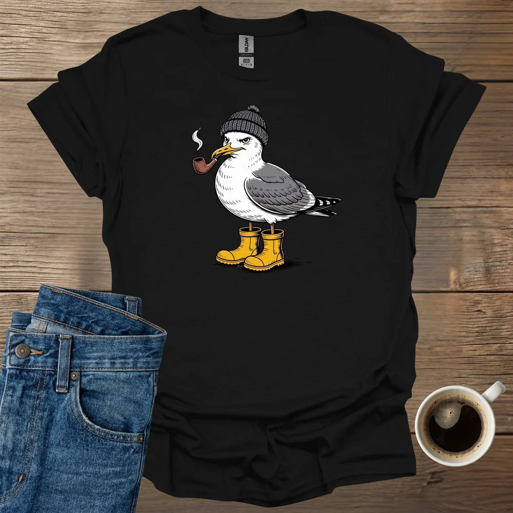 Seagull Fisherman T-Shirt