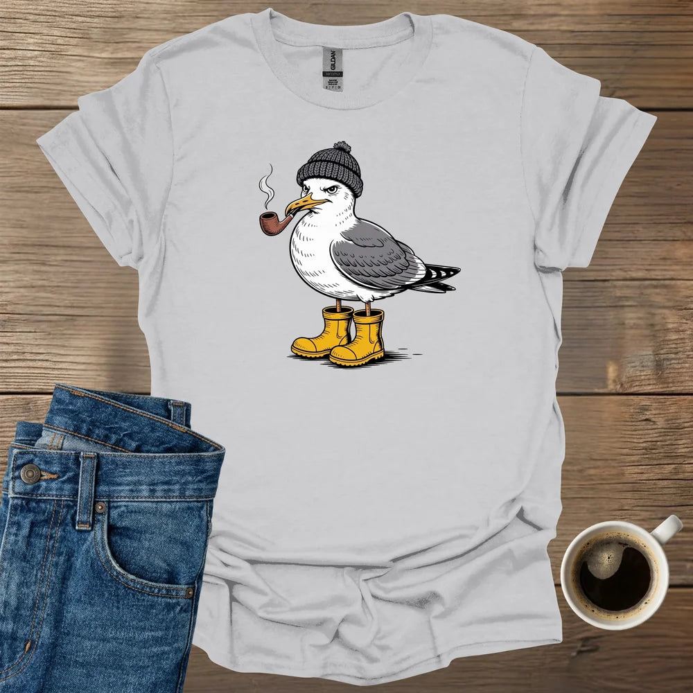 Seagull Fisherman T-Shirt