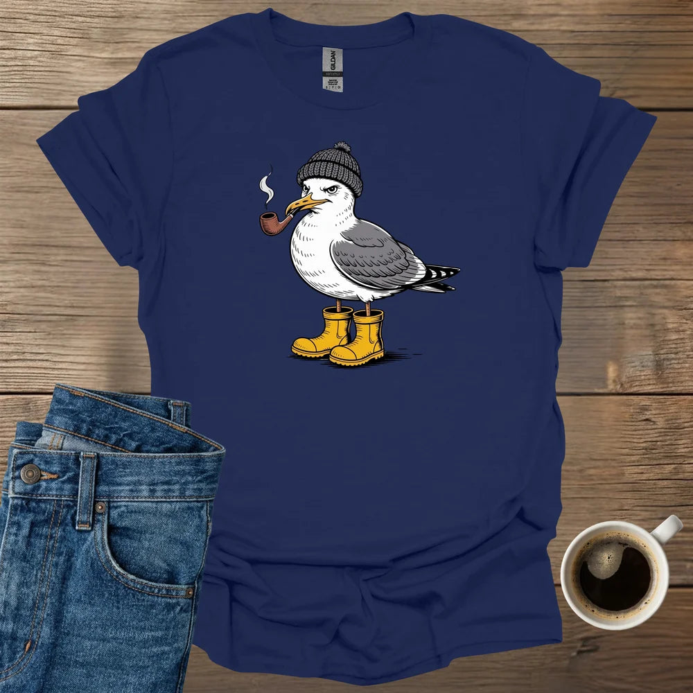 Seagull Fisherman T-Shirt