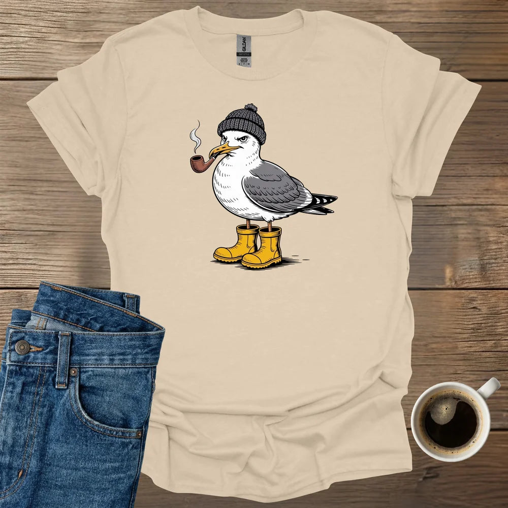 Seagull Fisherman T-Shirt