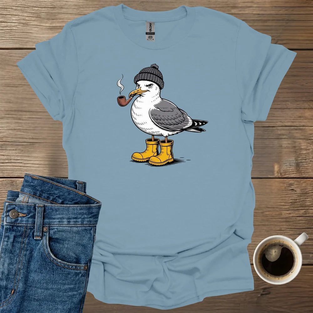 Seagull Fisherman T-Shirt