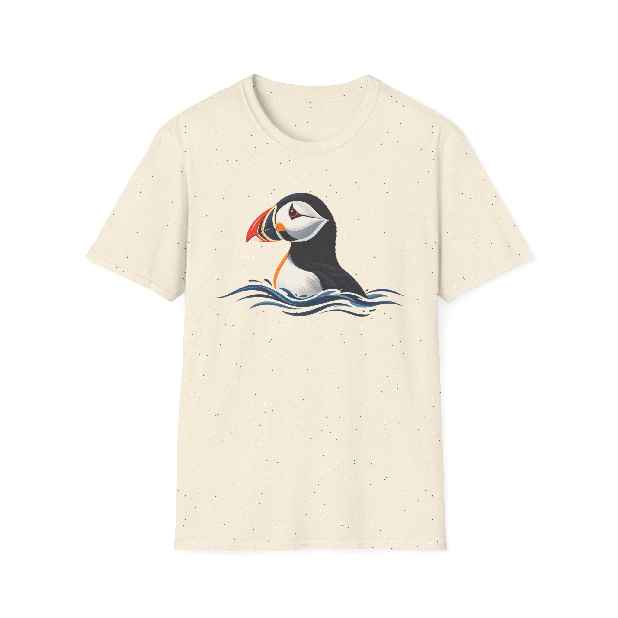 Puffin Rising Through Waves T-Shirt