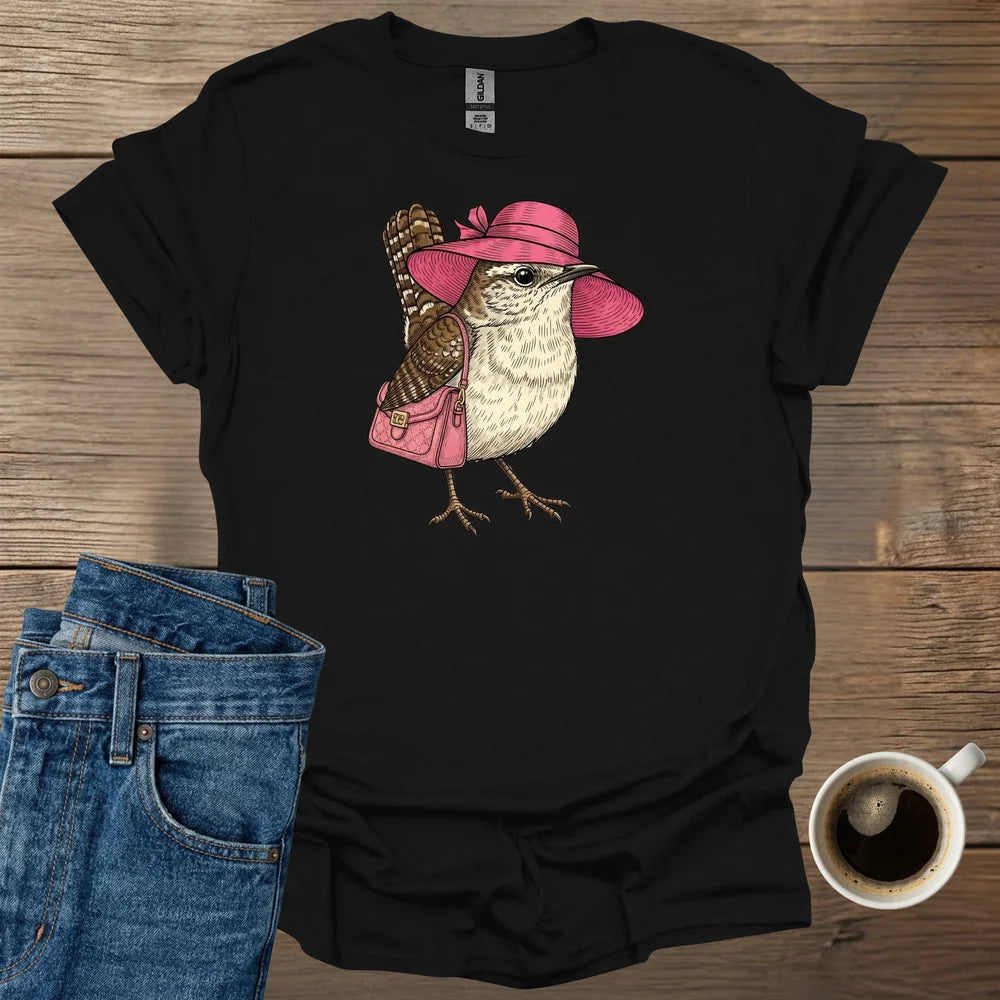 House Wren With Fancy Hat T-Shirt