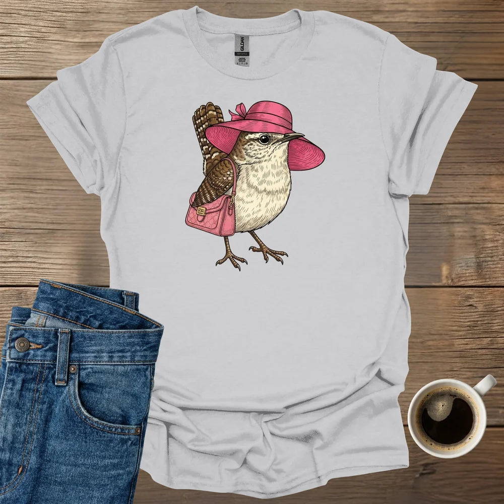 House Wren With Fancy Hat T-Shirt