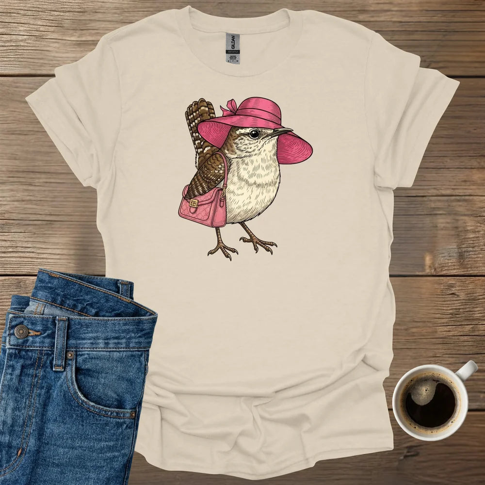 House Wren With Fancy Hat T-Shirt