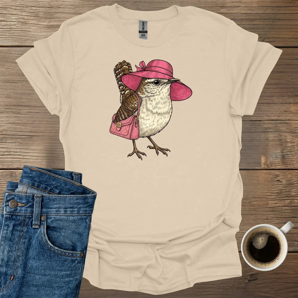 House Wren With Fancy Hat T-Shirt