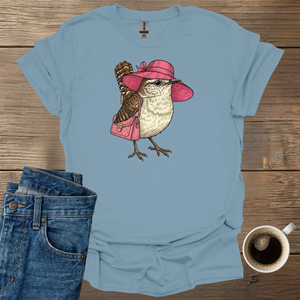 House Wren With Fancy Hat T-Shirt