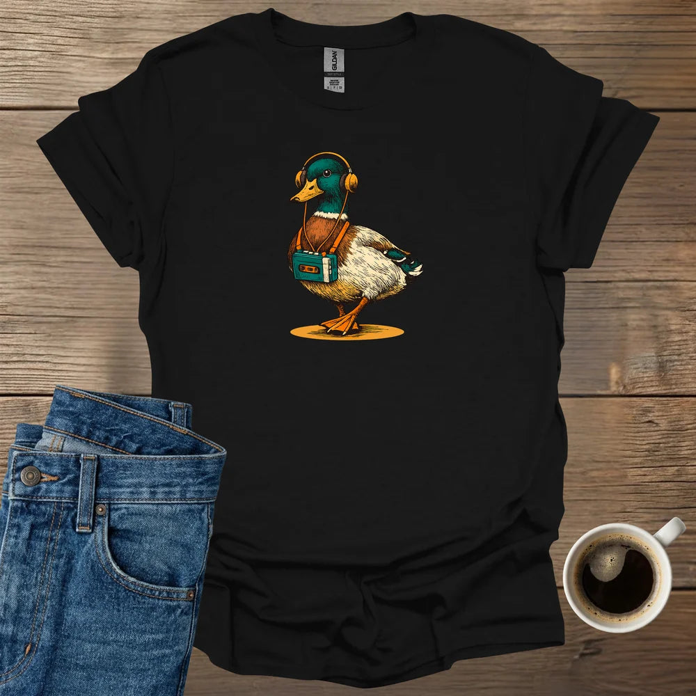 Duck with Walkman T-Shirt