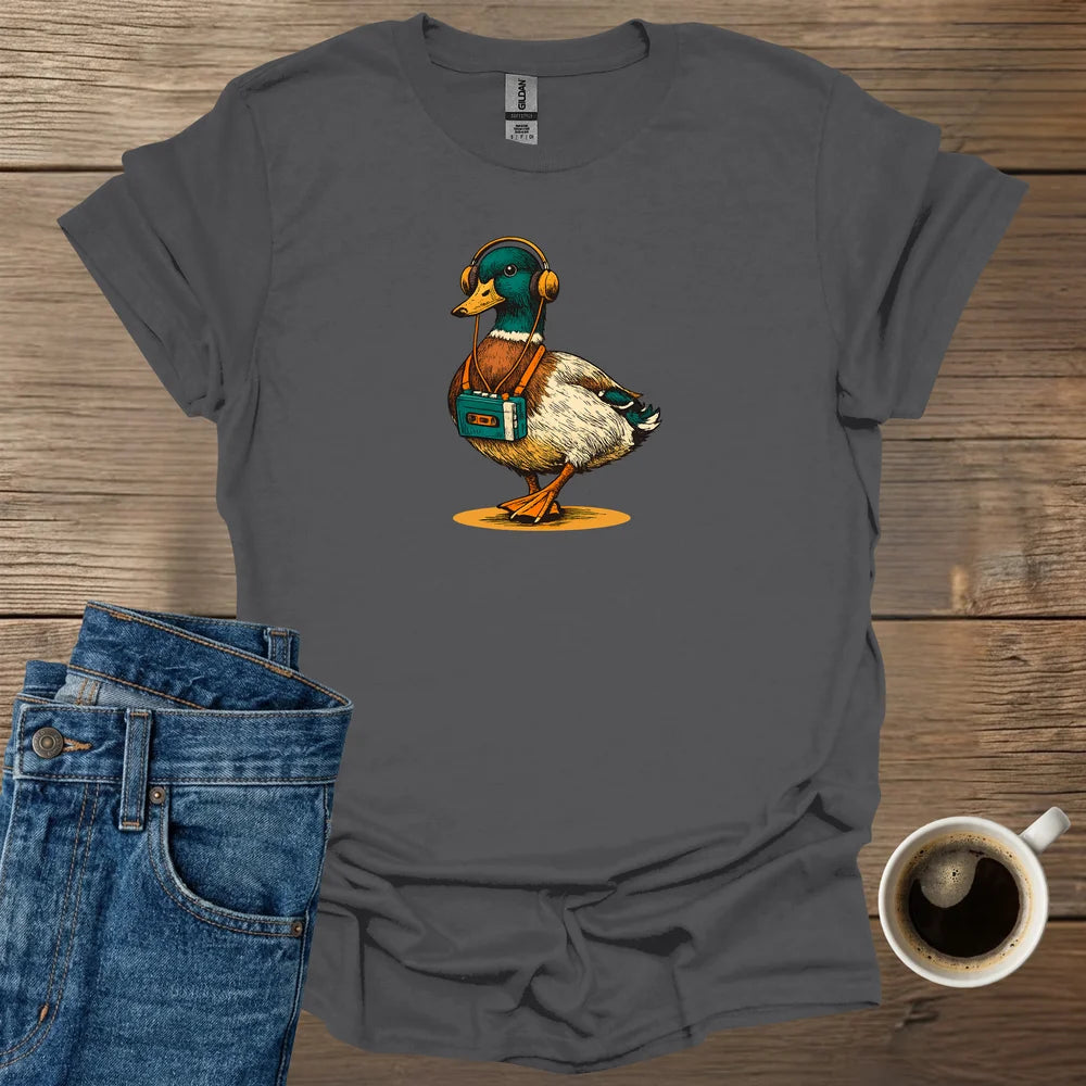 Duck with Walkman T-Shirt