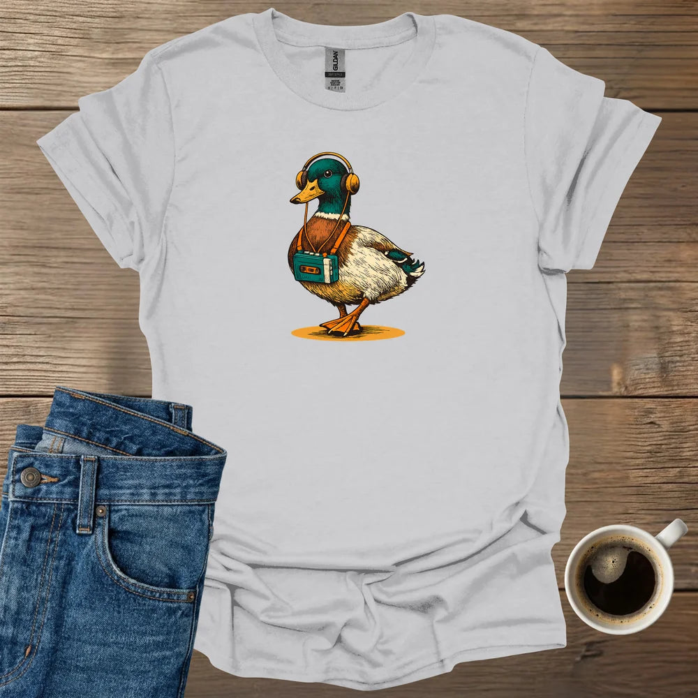 Duck with Walkman T-Shirt