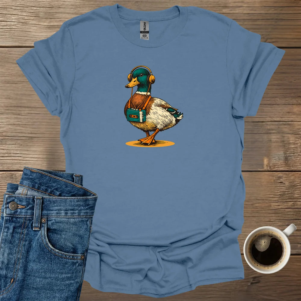 Duck with Walkman T-Shirt