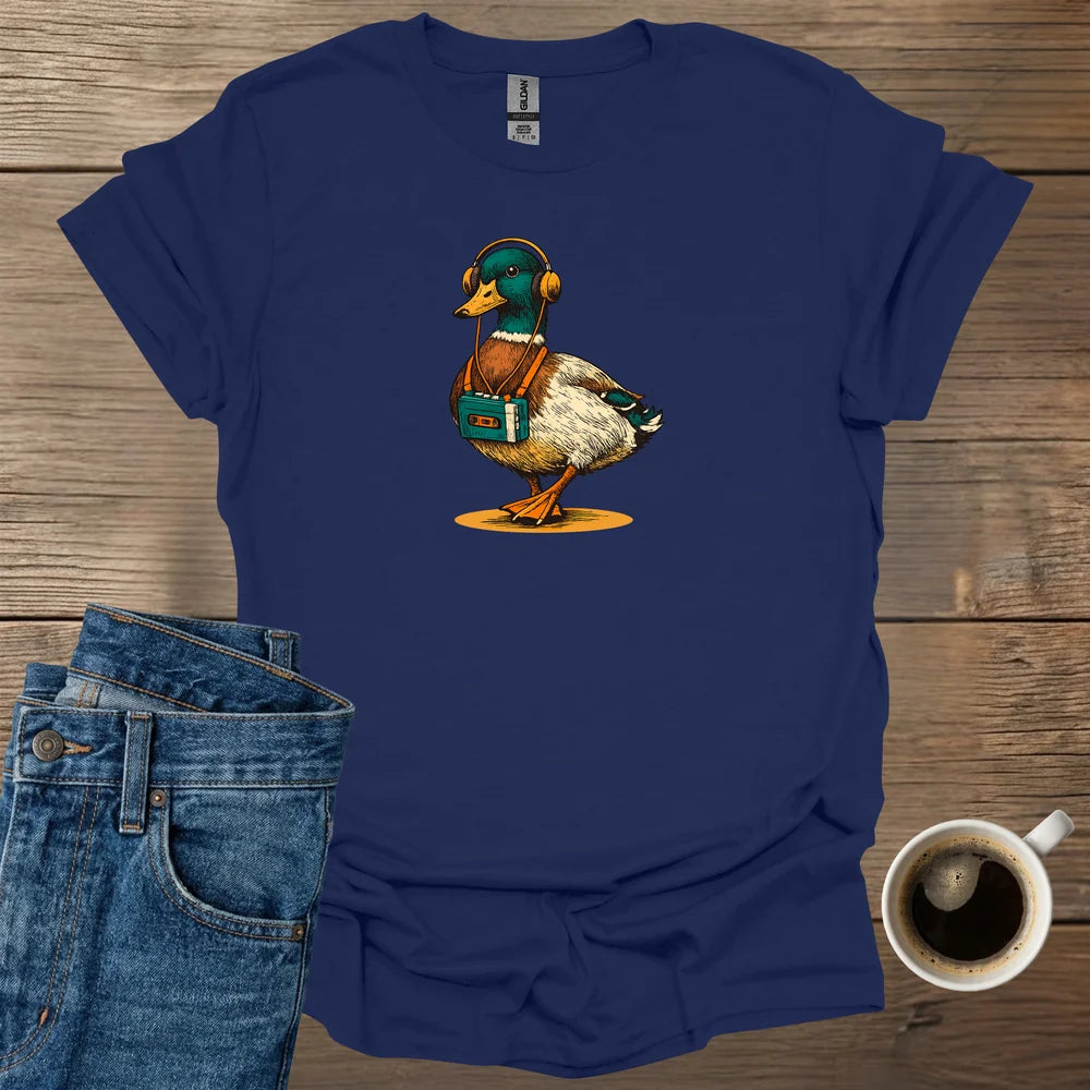 Duck with Walkman T-Shirt