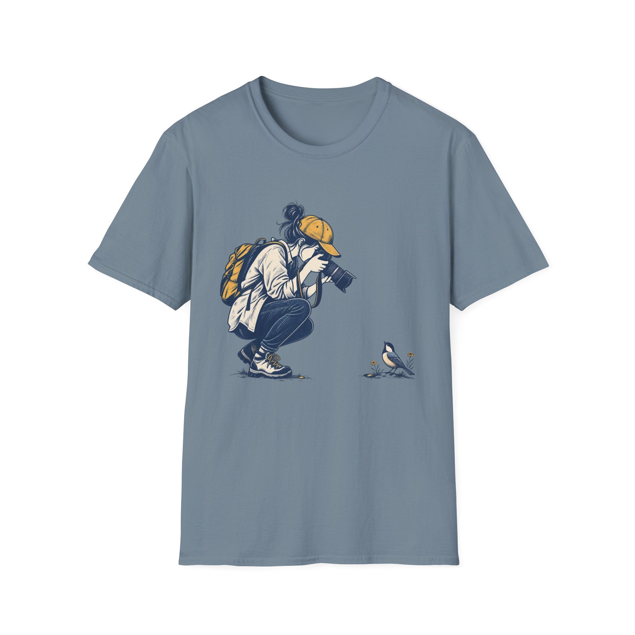Bird Photographer and Songbird Encounter T-Shirt