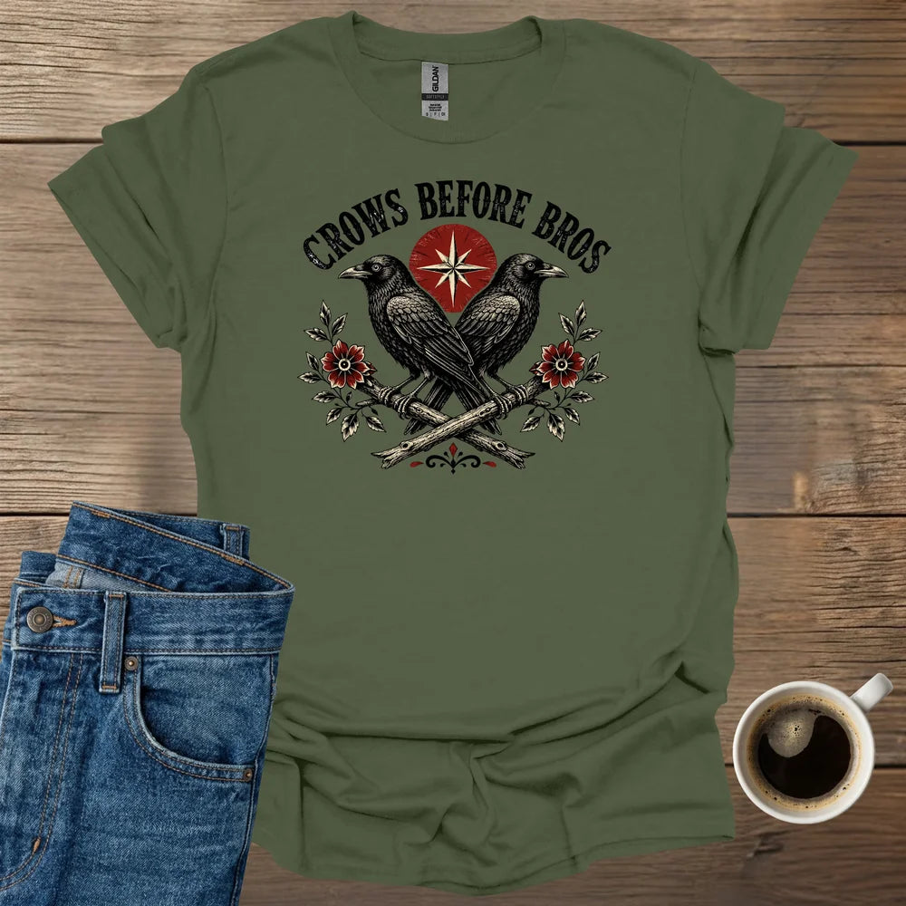 Crows Before Bros T-Shirt