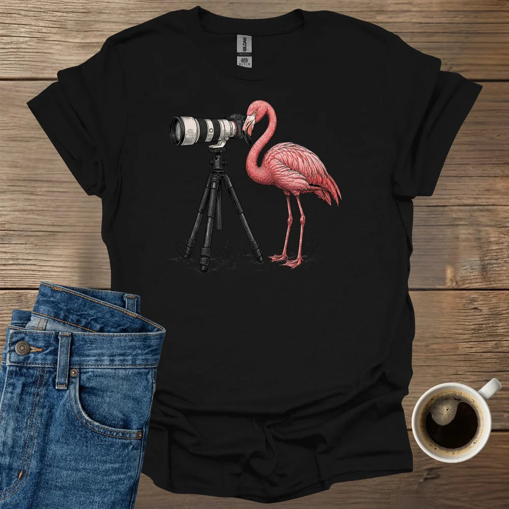 Flamingo Photographer T-Shirt