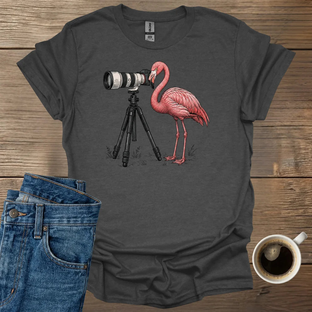 Flamingo Photographer T-Shirt